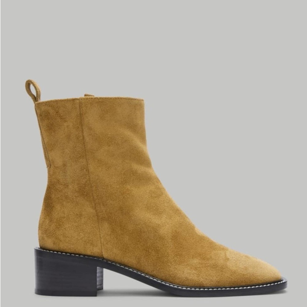Everlane The City Boot Suede Ankle Boots